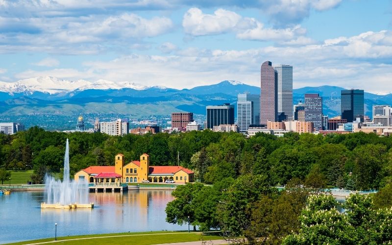 normal vision view of denver,co