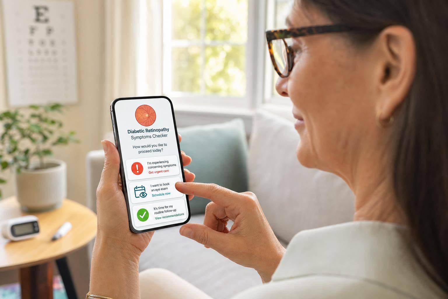 Diabetic Retinopathy Symptoms Checker